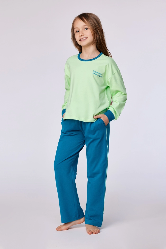 Woody pyjama groen 252-10-YPA-Z/760