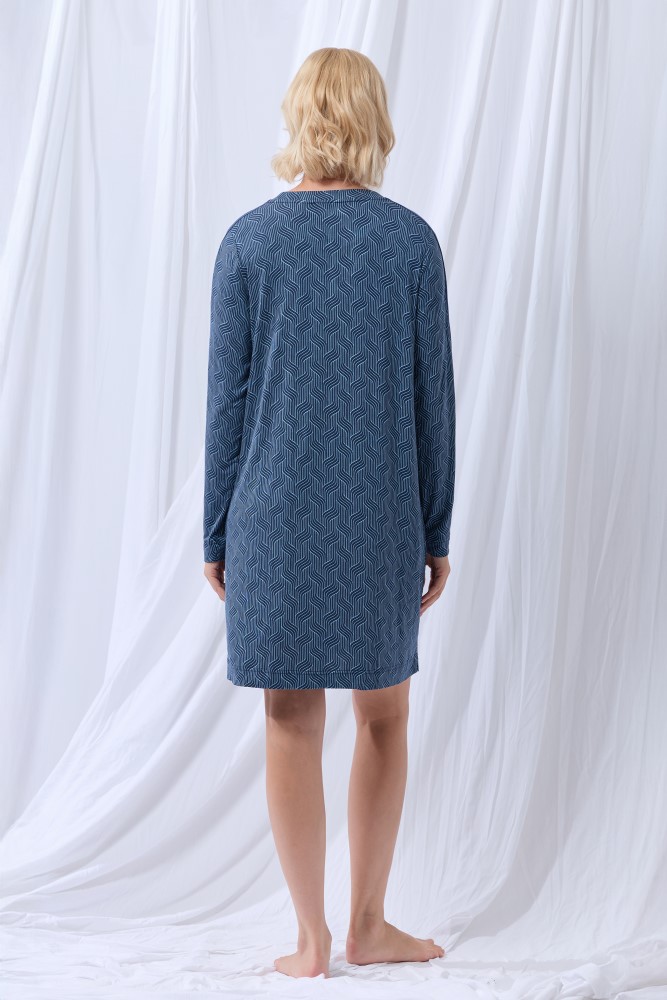 Lords & Lilies slaapkleedje gevlochten blauw 252-50-XDA-Z/977