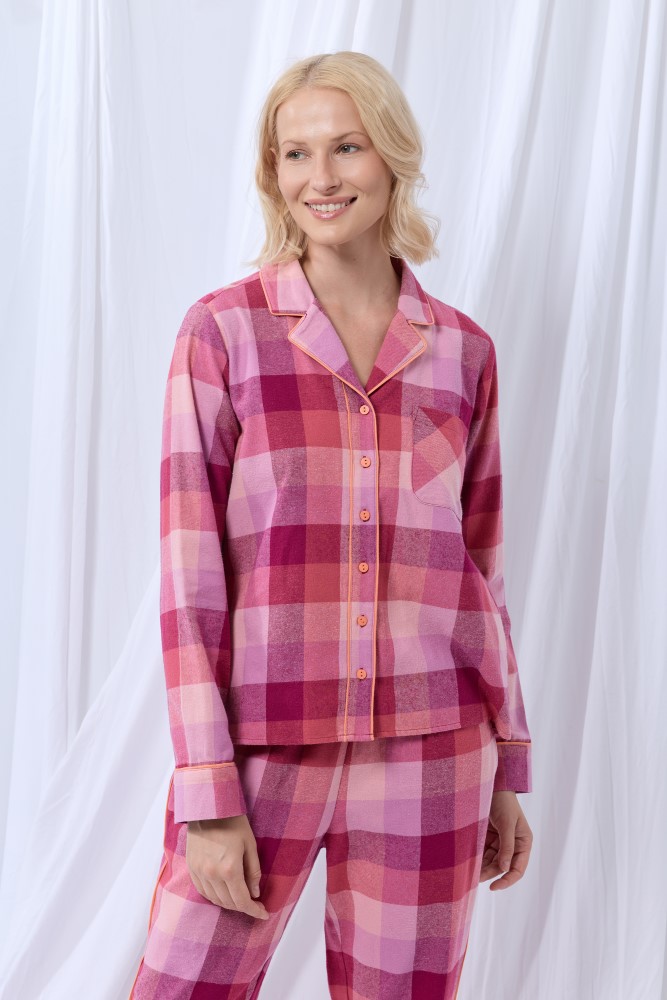 Lords & Lilies pyjama geruit framboos 252-50-XPW-W/983