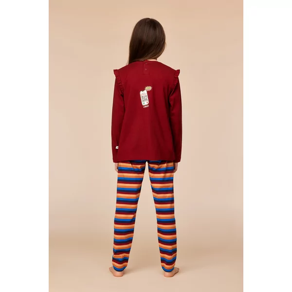 Woody pyjama pony donkerrood 252-10-PLG-S/495