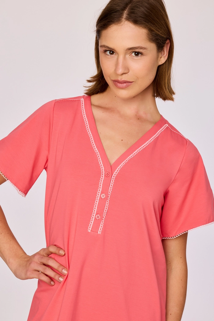 Woody slaapkleed rood roos 261-10-XDB-Z/432