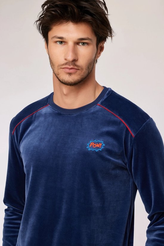 Woody pyjama donkerblauw 252-10-QRM-V/893