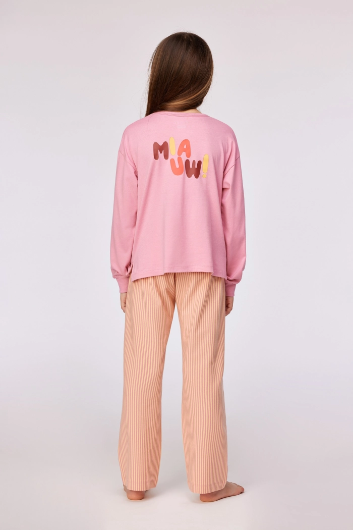 Woody pyjama kat roze 252-10-YPA-Z/404