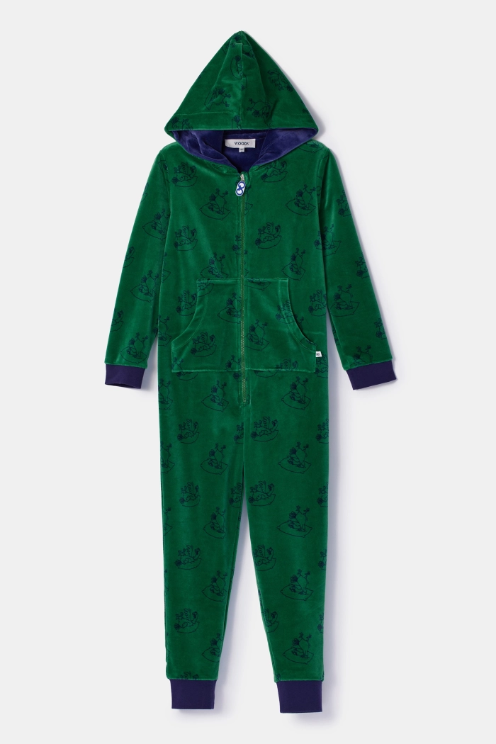 Woody onesie duif groen 252-10-ONE-V/917