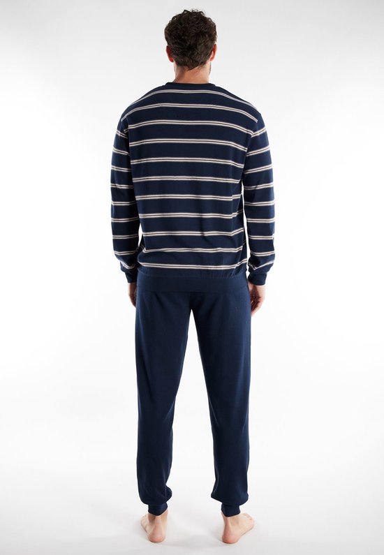 Götzburg pyjama blau/dunkel/ringel 452348/632