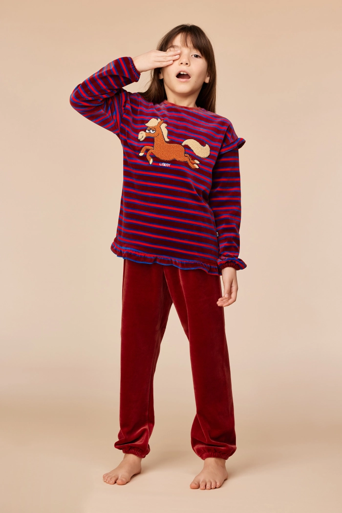 Woody pyjama pony gestreept 252-10-PDL-V/919