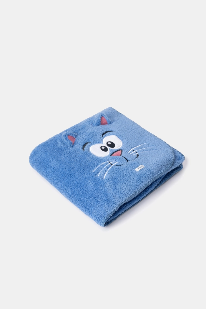 Woody plaid kat 150 cm X 200 cm blauw 252-10-PLA-M/863