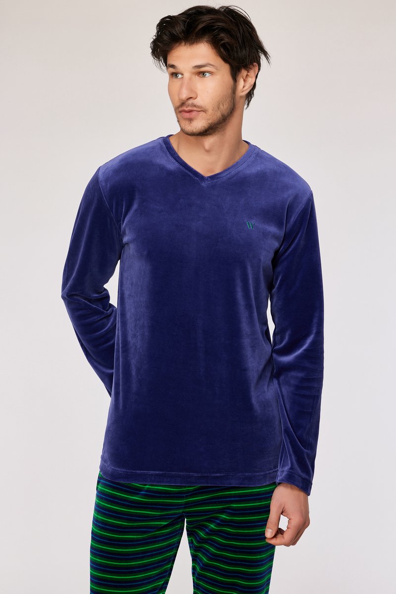 Woody pyjama donkerblauw 252-10-MVL-V/897