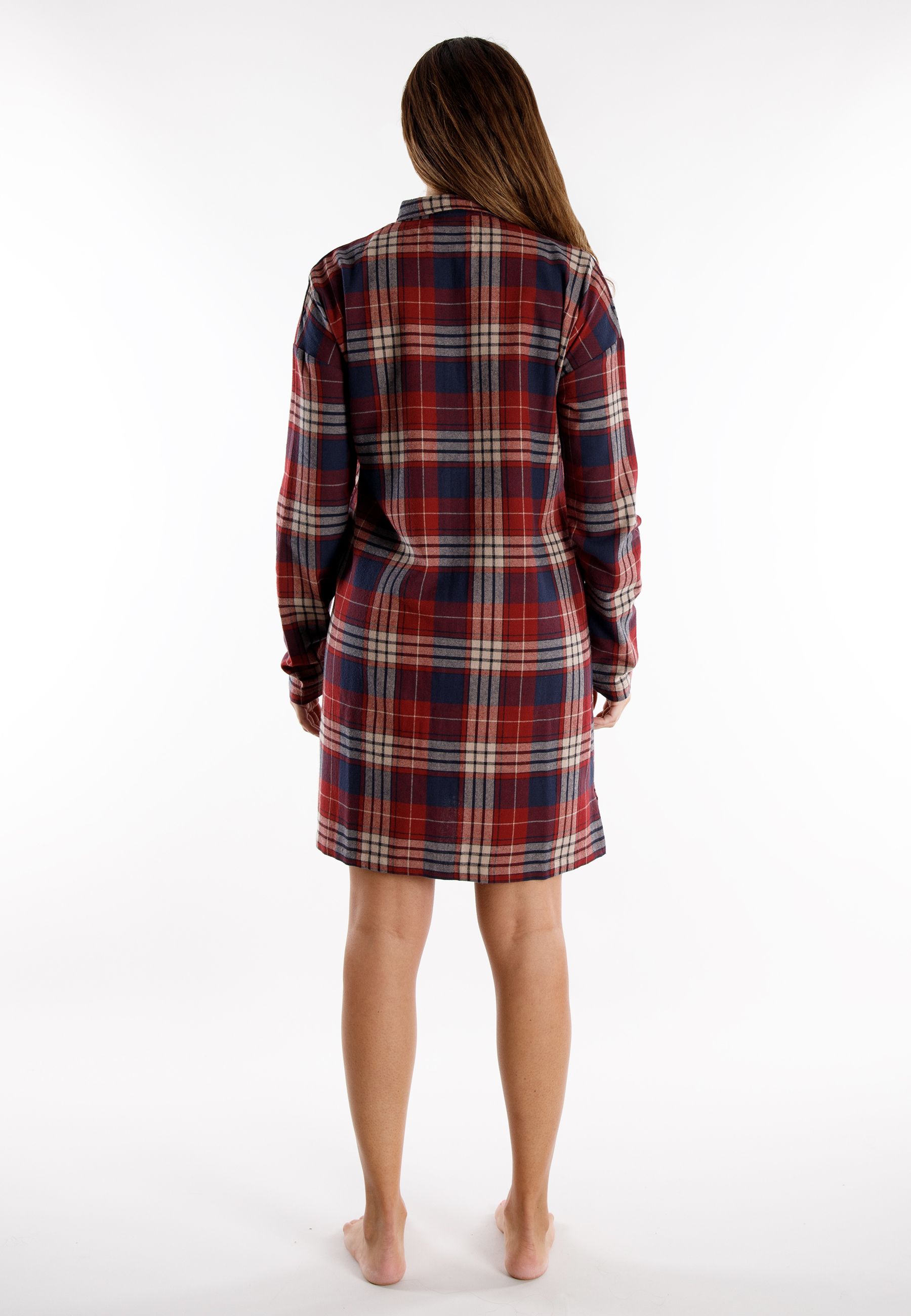 Tom Tailor nachthemd rot/mittel/karo 60385/424