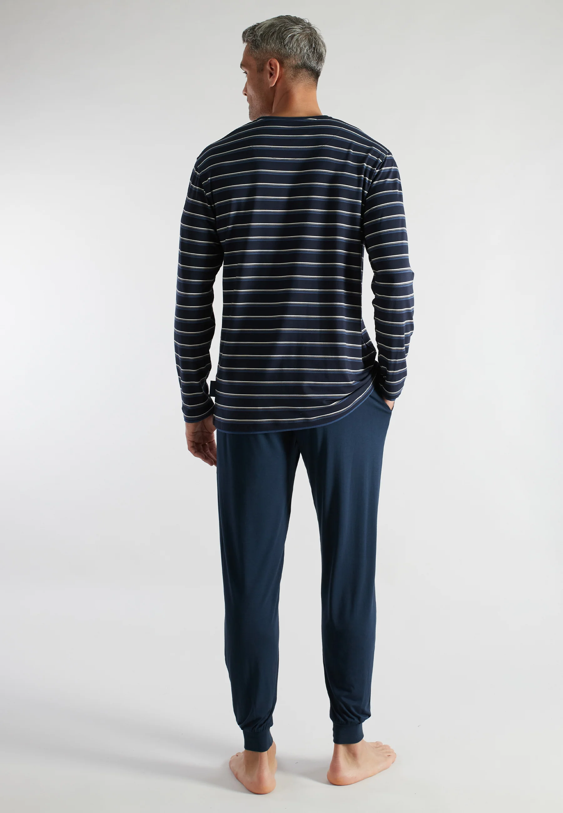 Ceceba pyjama blau/dunkel/ringel 31323-632