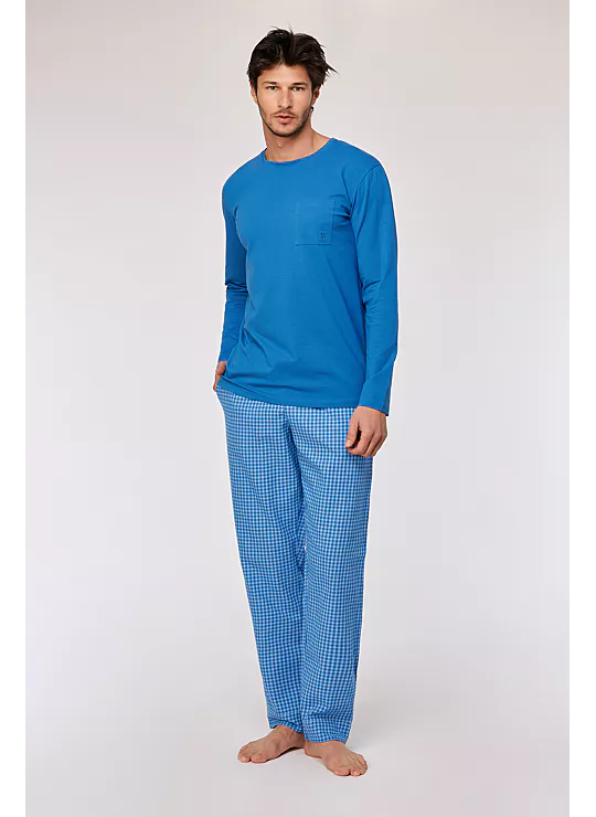 Woody pyjama donkerblauw 252-10-QWB-W/879