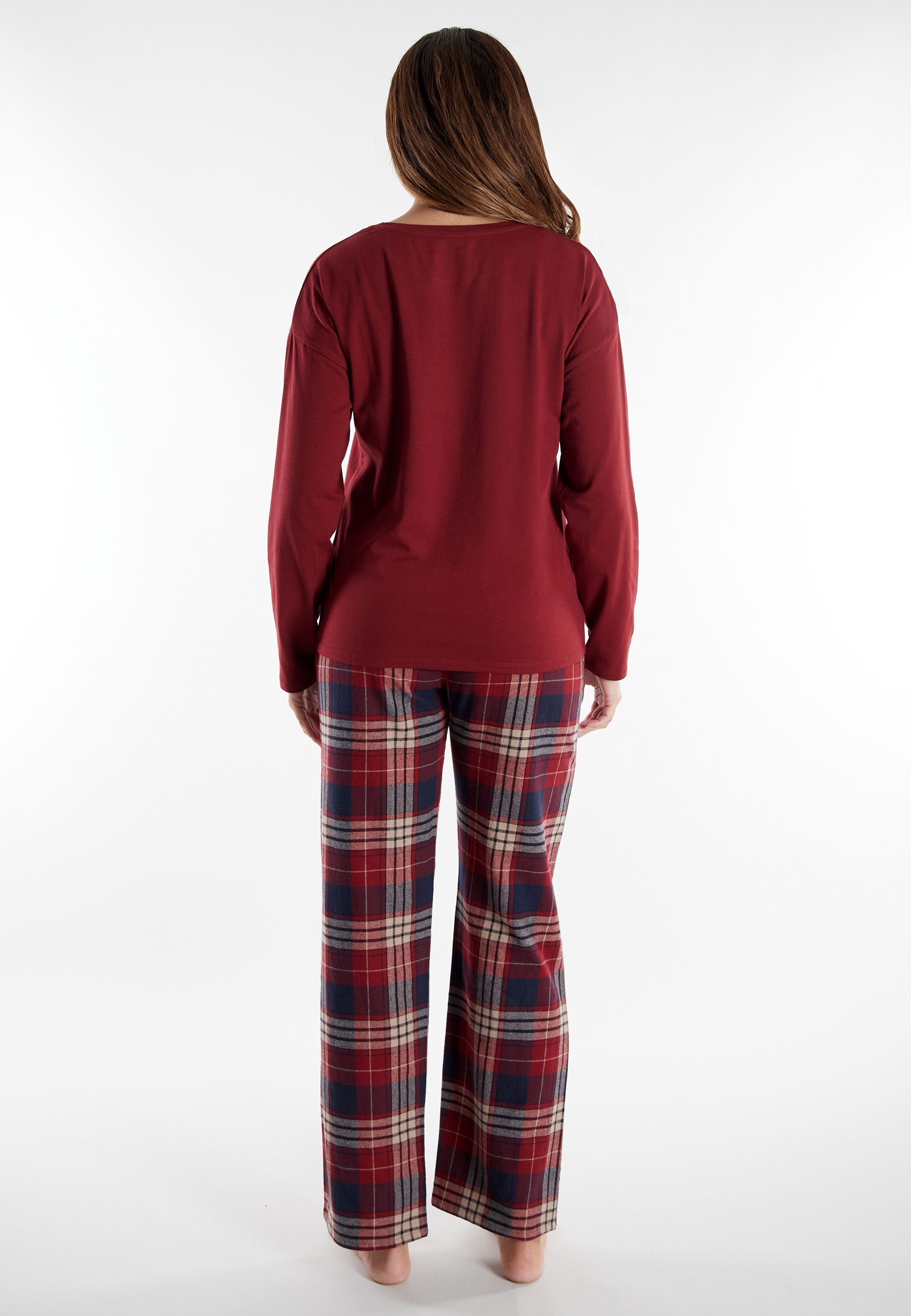 Tom Tailor pyjama rot/mittel/karo 60386/424