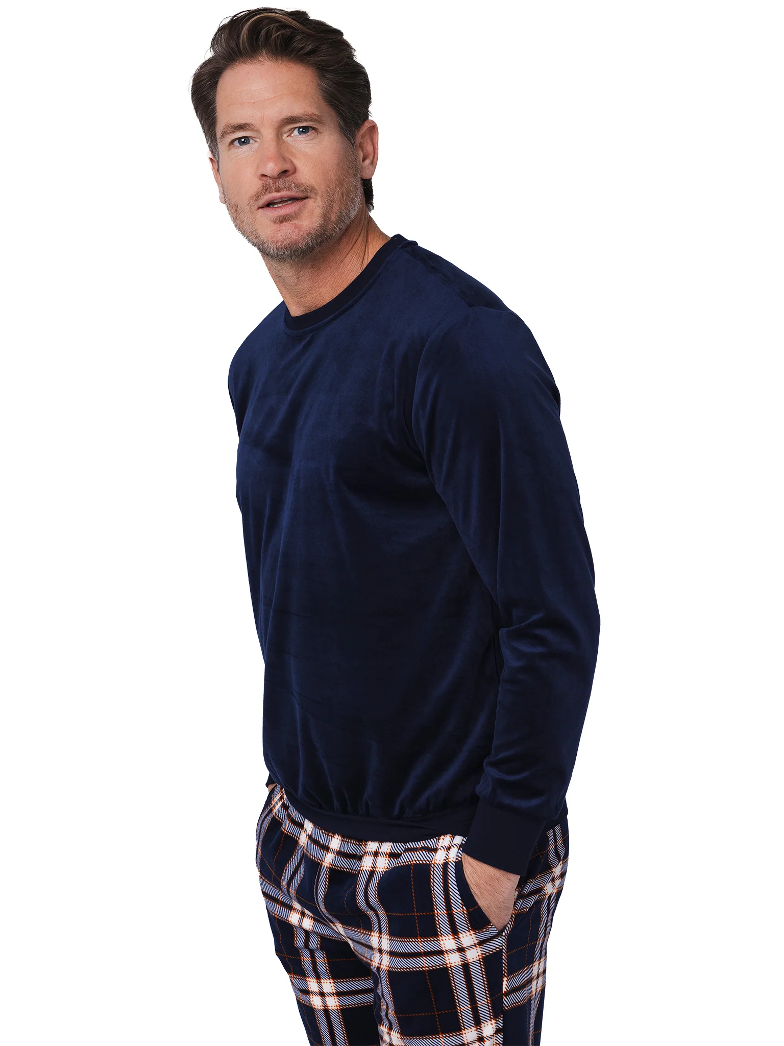 Pyjama donkerblauw 182252-522-1/520