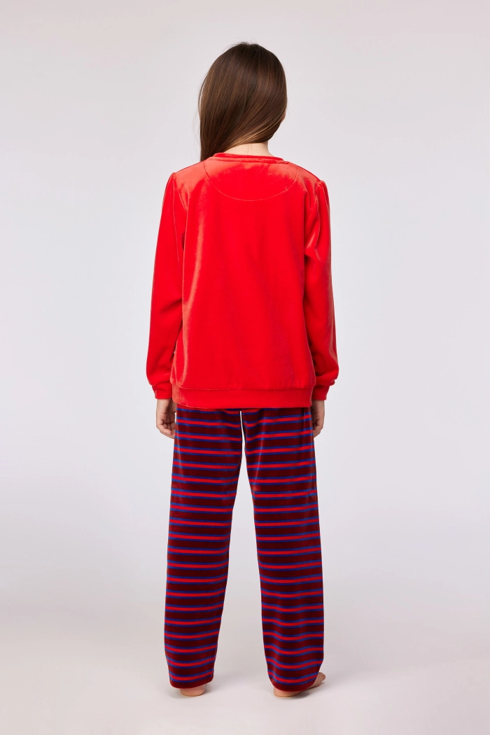 Woody pyjama pony  rood 252-10-PDV-V/489