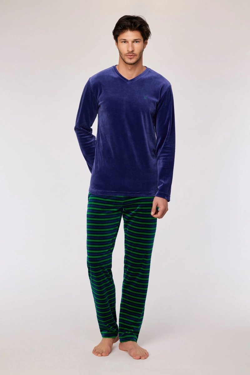 Woody pyjama donkerblauw 252-10-MVL-V/897