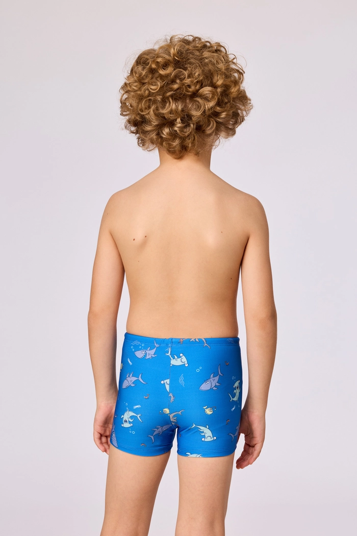 Woody zwemshort haaien blauw 261-10-ZWS-A/931