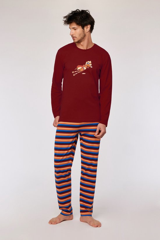 Woody pyjama pony donkerrood 252-10-PLS-S/495