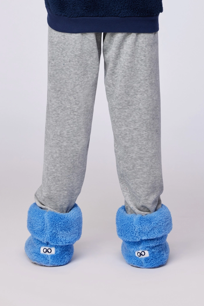 Woody pantoffels blauw 252-10-BOR-M/863