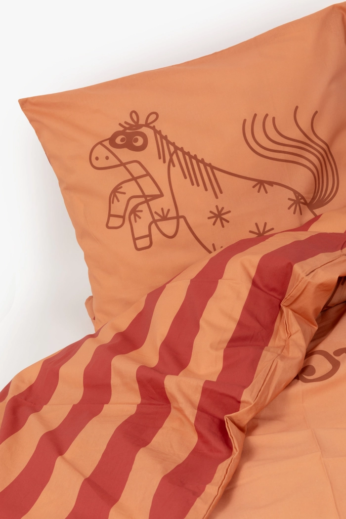 Woody dekbedovertrek 140 cm X 220 cm pony 252-10-DBO-W/030