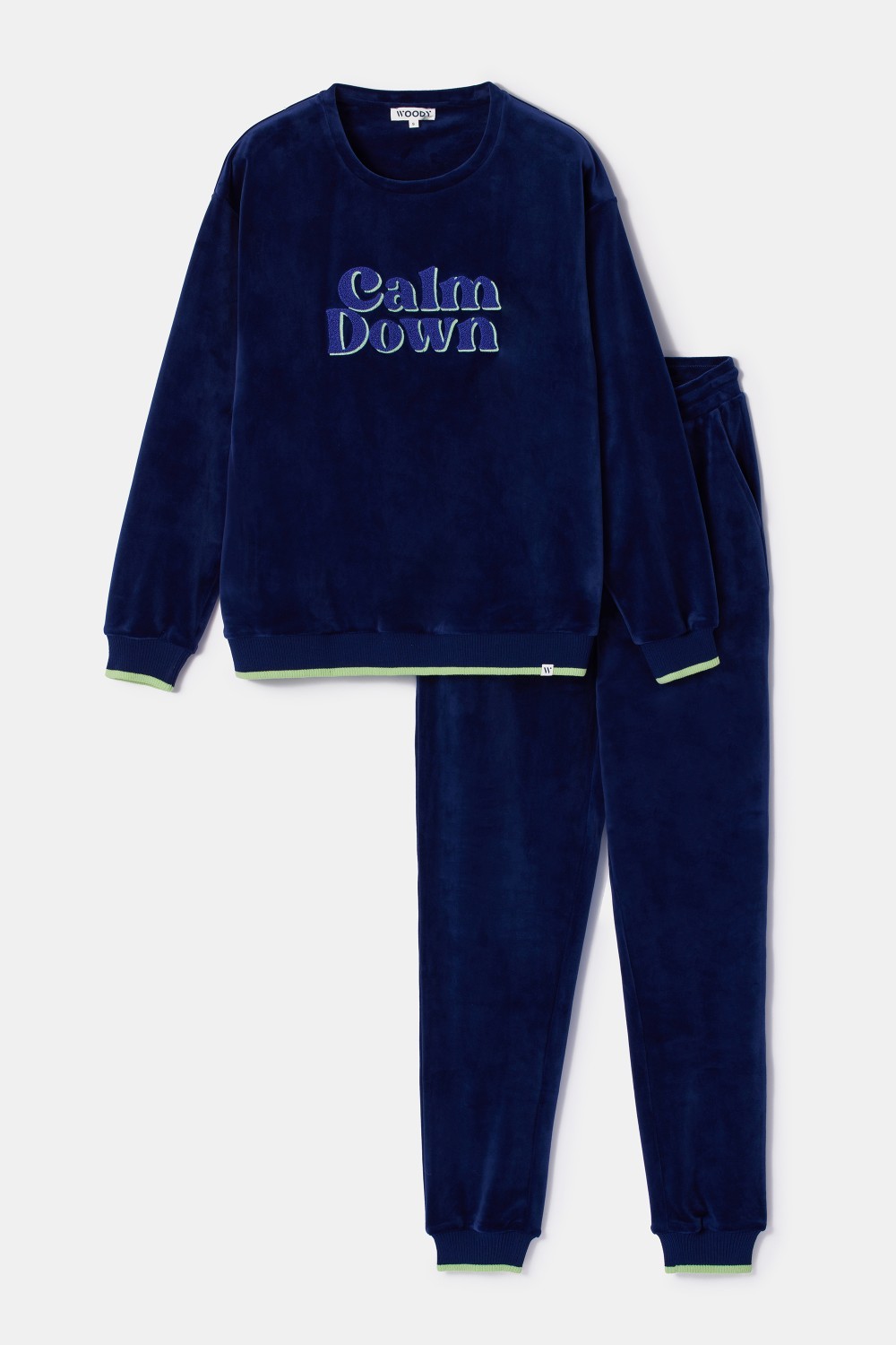 Woody pyjama donkerblauw 252-10-YPE-V/897