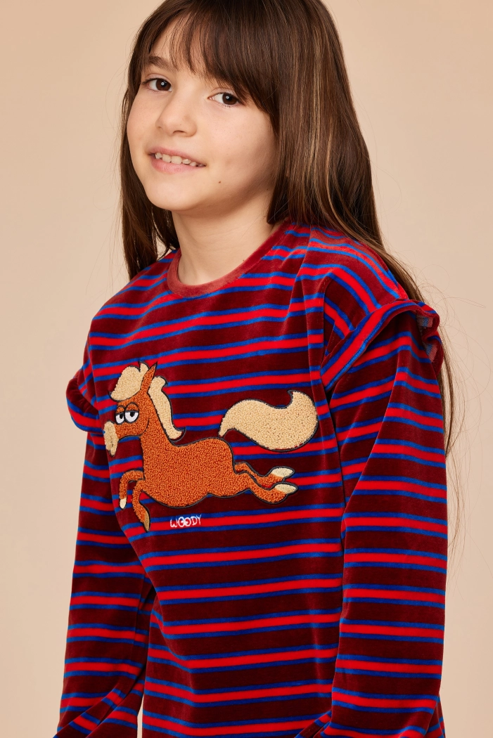 Woody pyjama pony gestreept 252-10-PDL-V/919