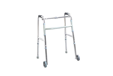 Folding walker with wheels(Mobi-Aid brand)