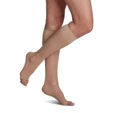 Beige Knee High Compression Stockings (Ortho-Aid Brand)