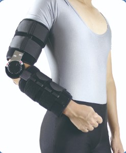 R.O.M (Range of Motion)  Elbow Splint  (Ortho-Aid Brand)