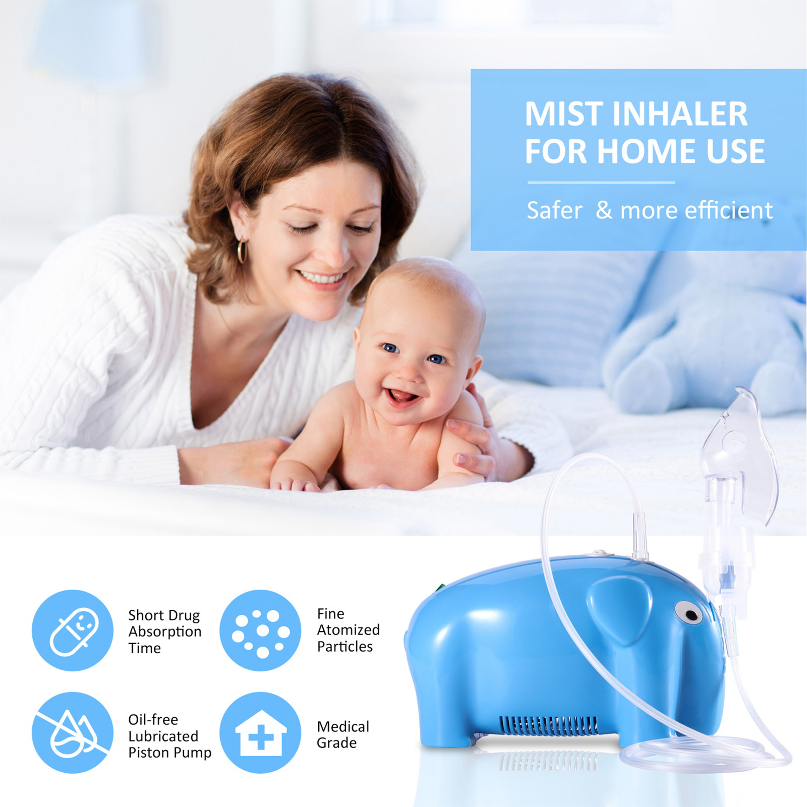 Elephant shaped nebulizer