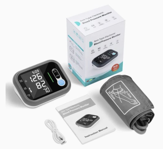 RJA-001 Blood Pressure Monitor with Colour Indicator -Arm type 