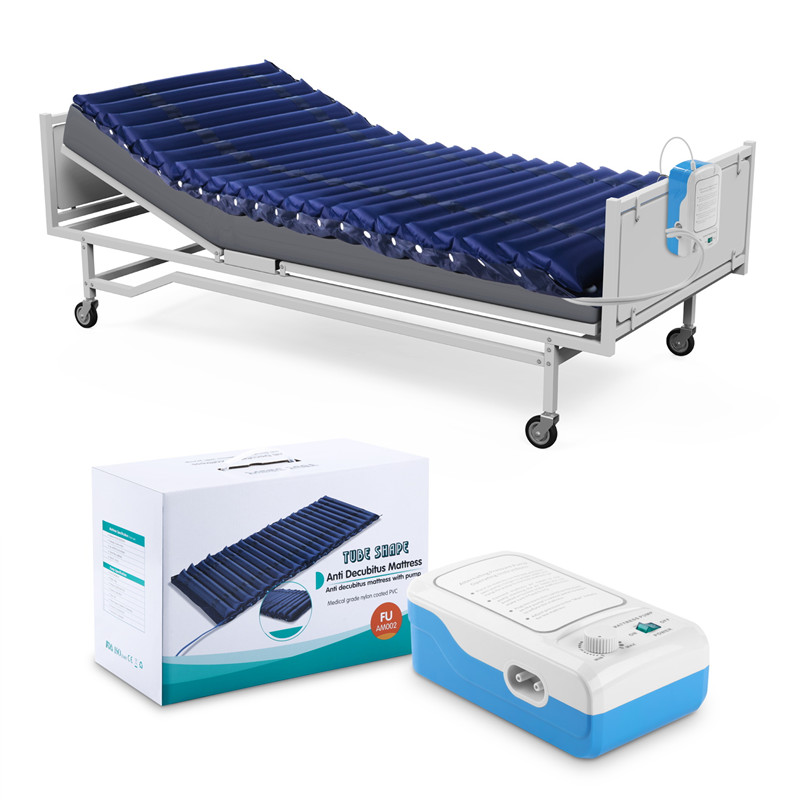 Tubular Anti decubitus mattress with bedpan cutout