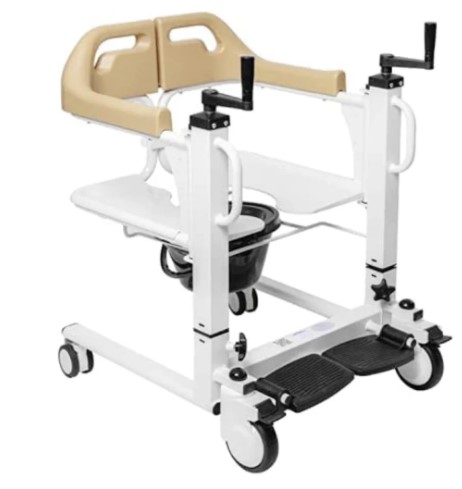Patient Transfer Chair with Commode