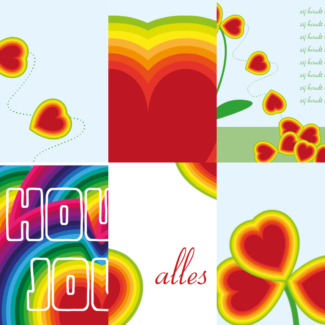 Kaartenset thema liefde