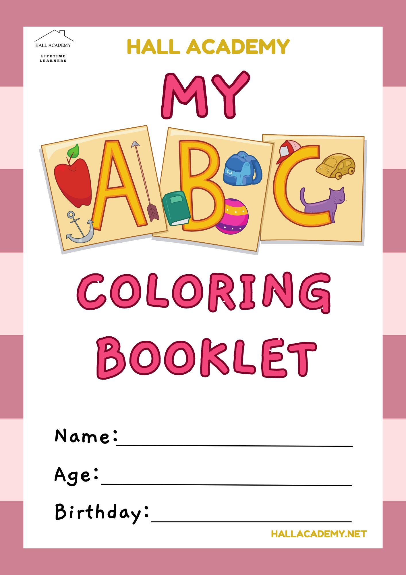 COLORING BOOKLET 