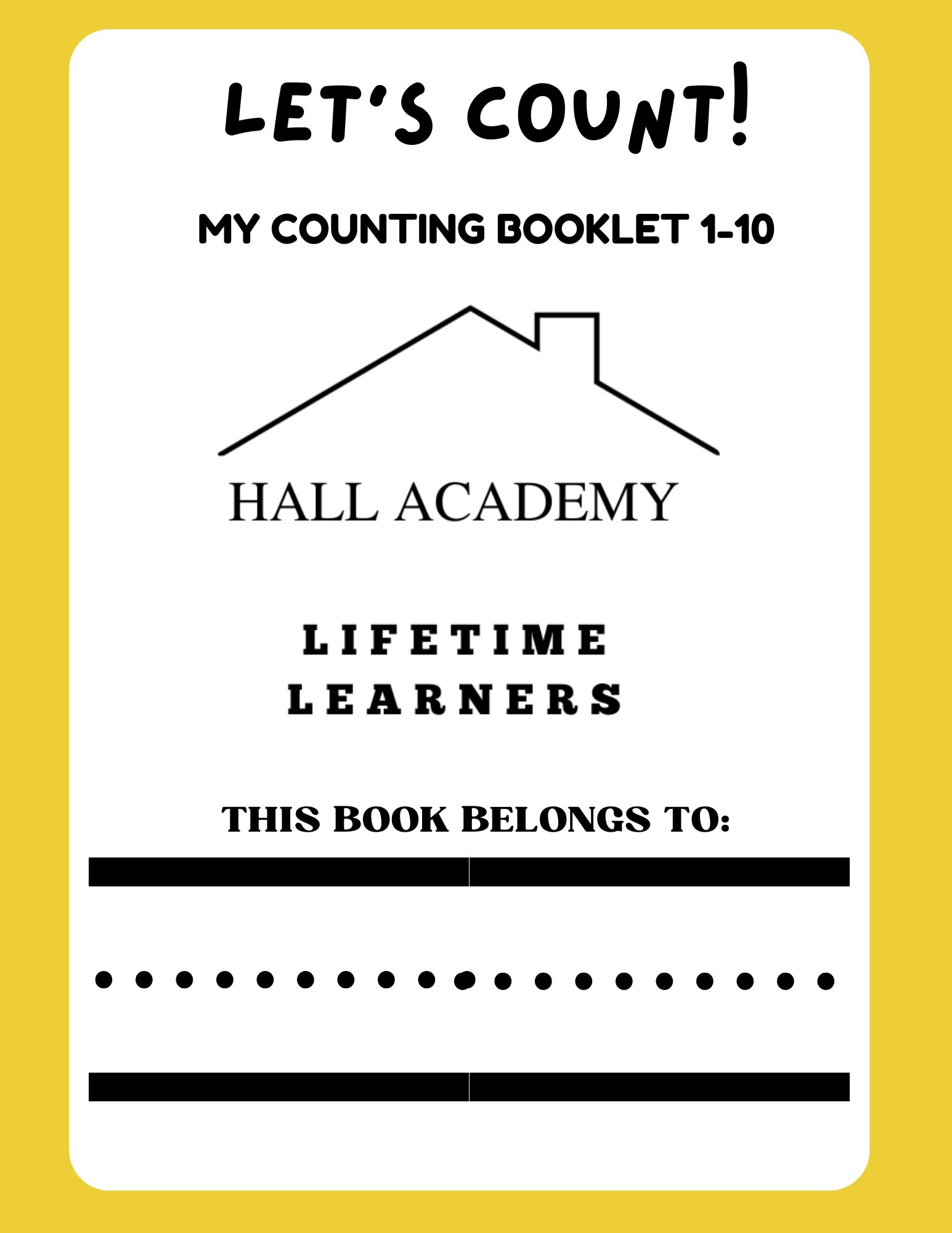 Counting Booklet
