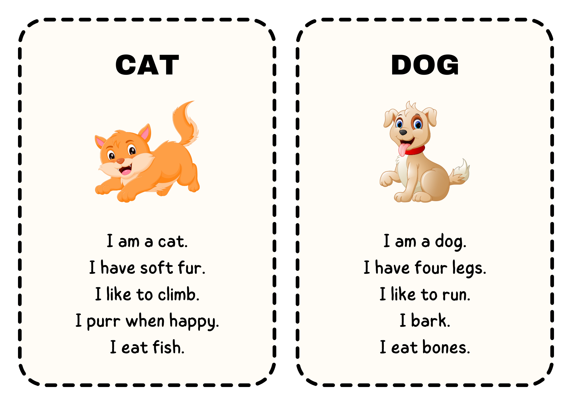 Animal Fact Cards