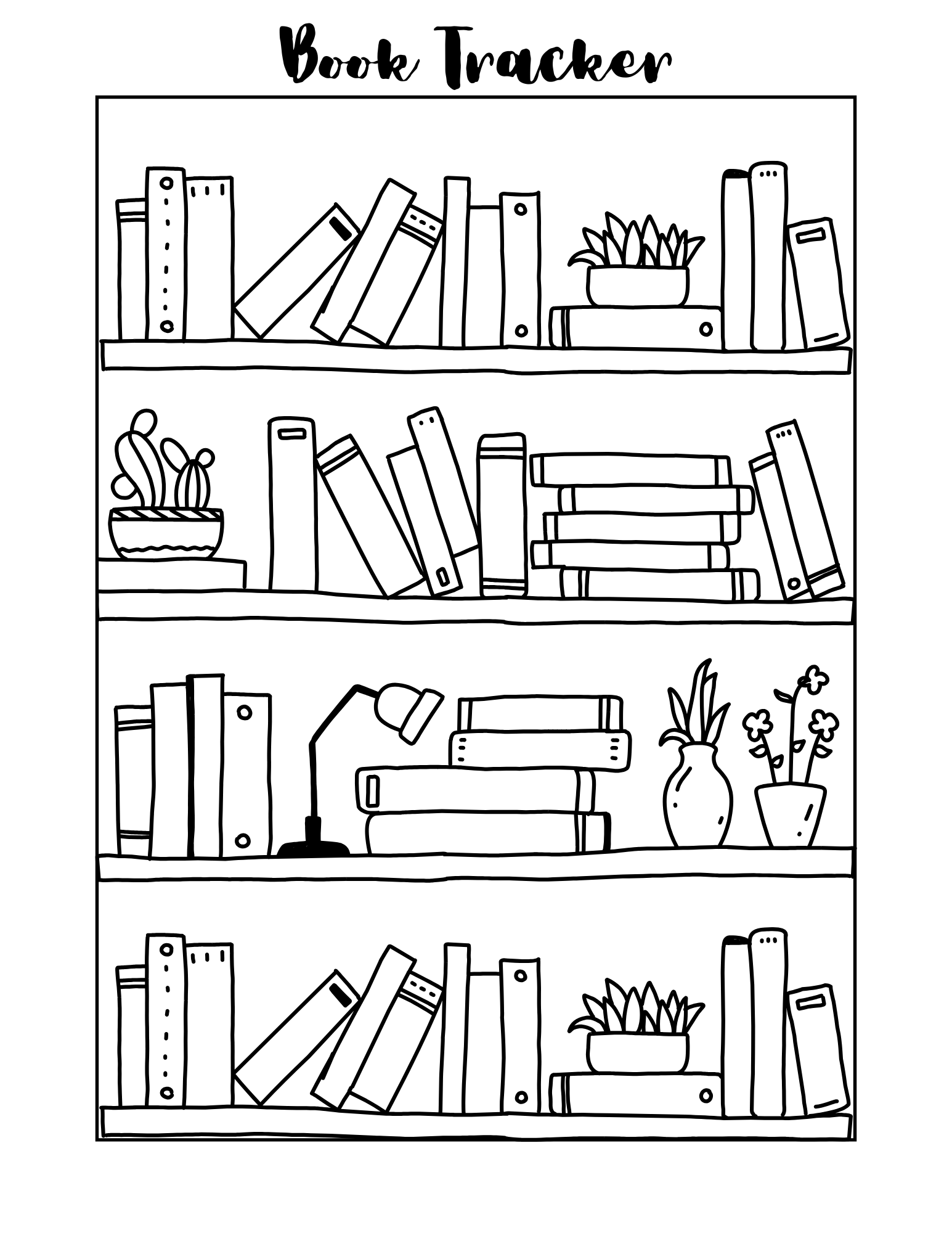Book Tracker Organizer