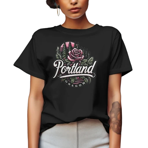 Portland Oregon Rose Design