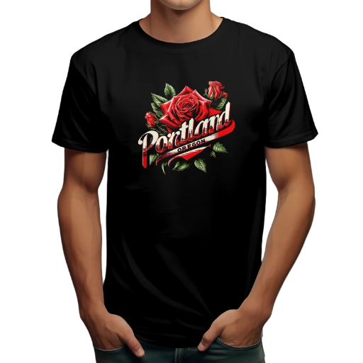 Portland Oregon Rose T-Shirt