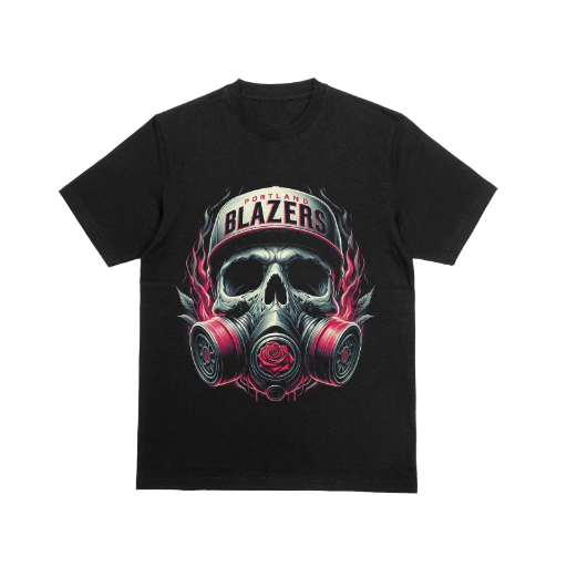 Portland Blazers Skull Cap Gas Mask