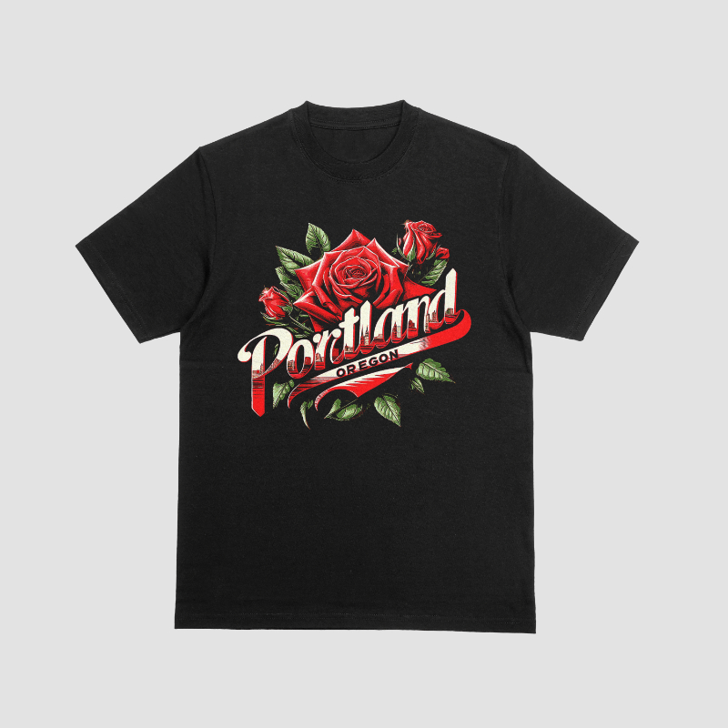 Portland Oregon Rose T-Shirt