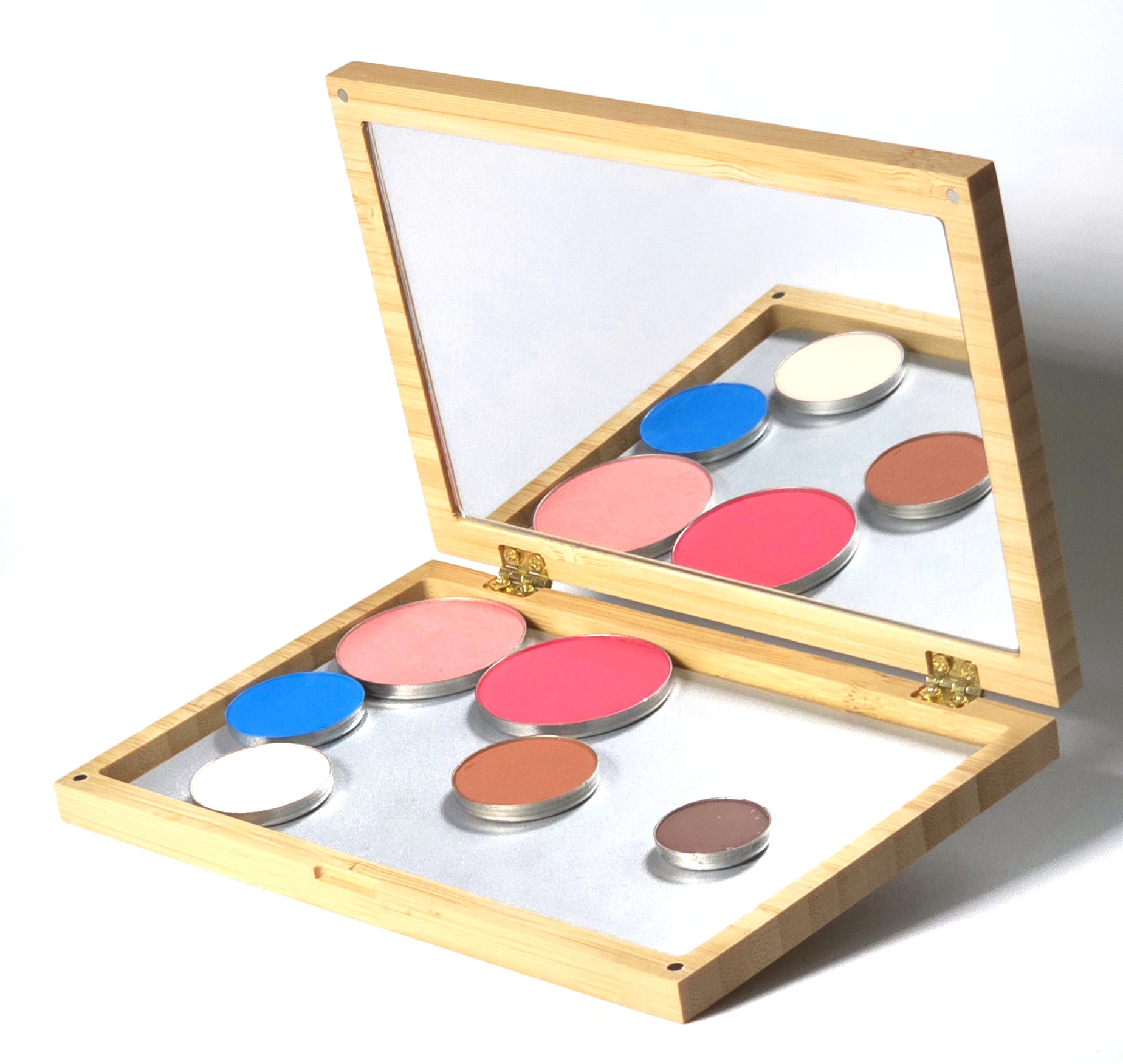 Large Handcrafted Bamboo Magnetic Palette