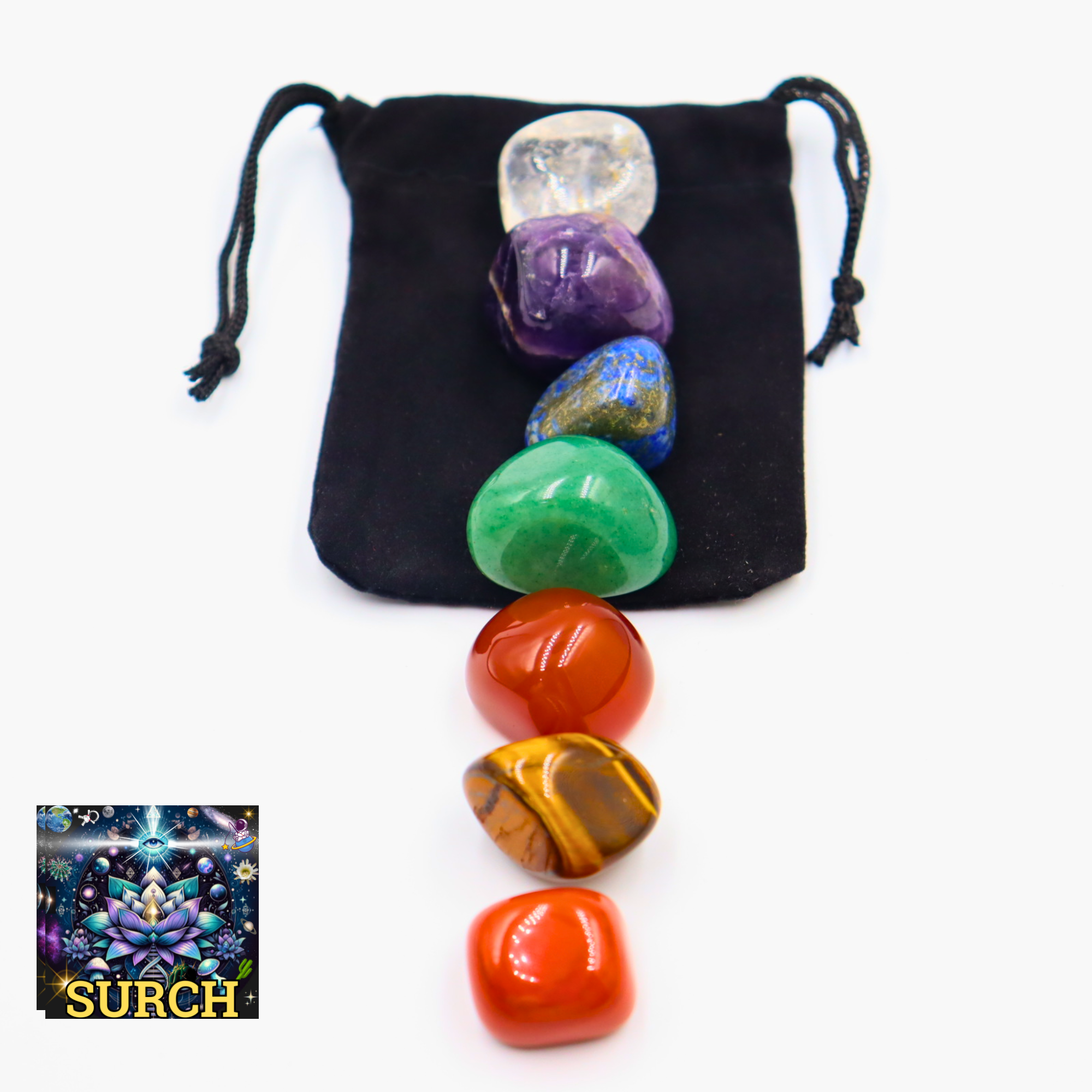 7 Chakra Healing Stones Set