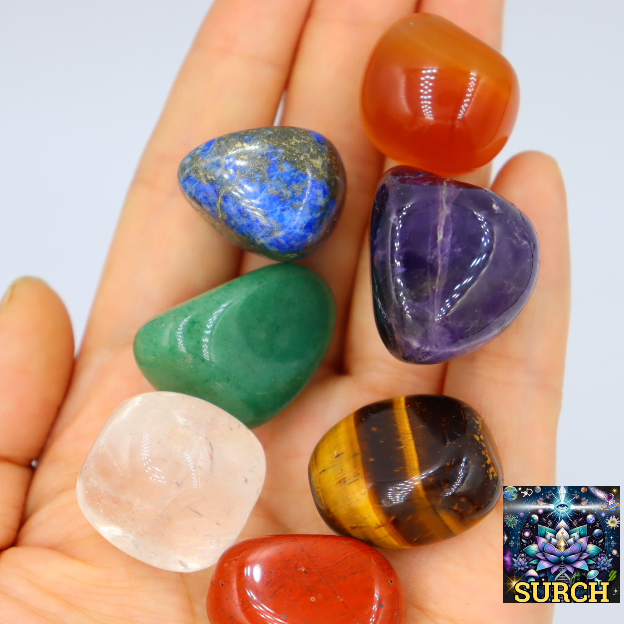 7 Chakra Healing Stones Set