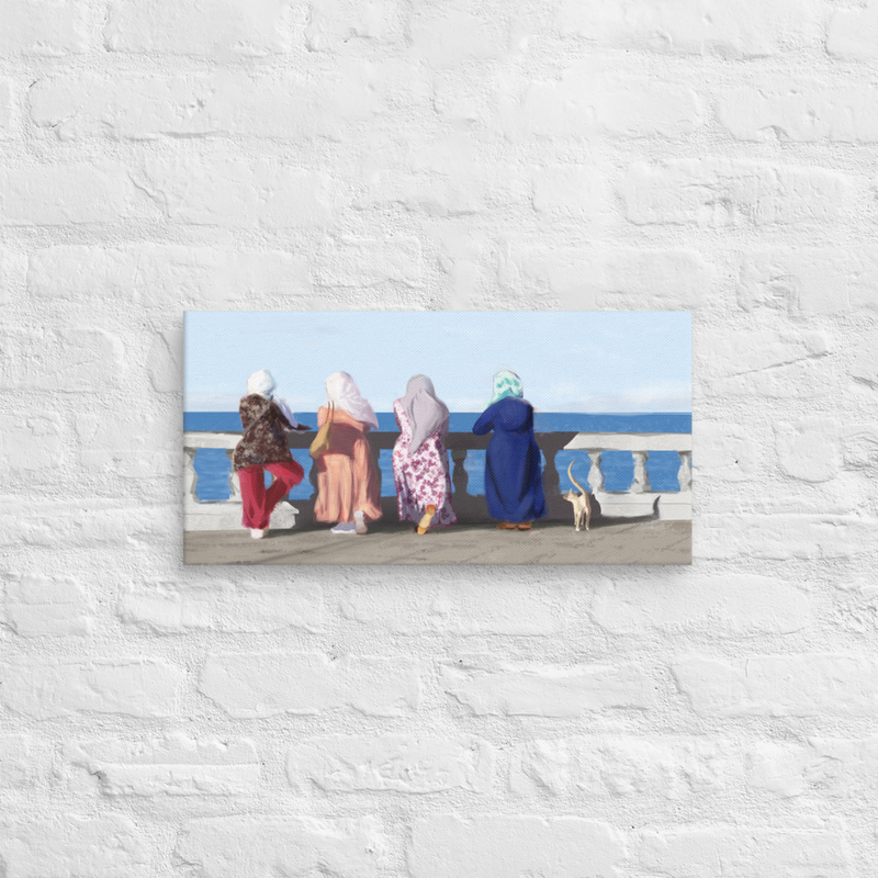 5 Tunisian Ladies (canvas)