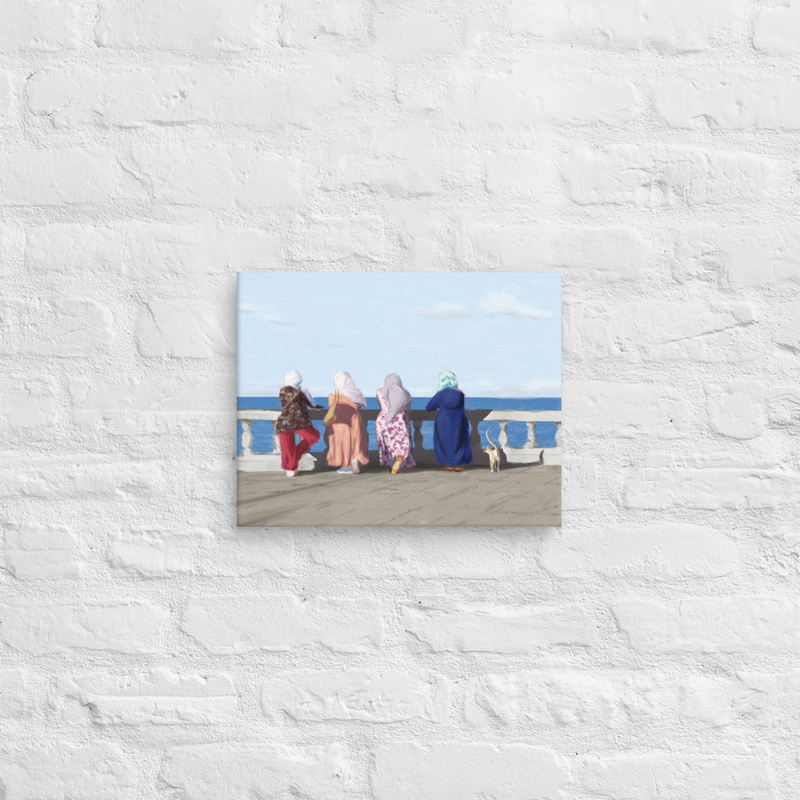 5 Tunisian Ladies (canvas)