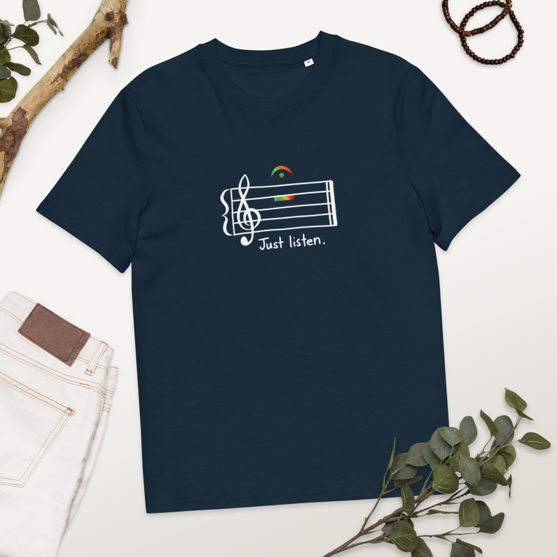 Just Listen (dark t-shirt)