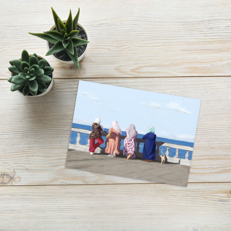 5 Tunisian Ladies (greeting card)