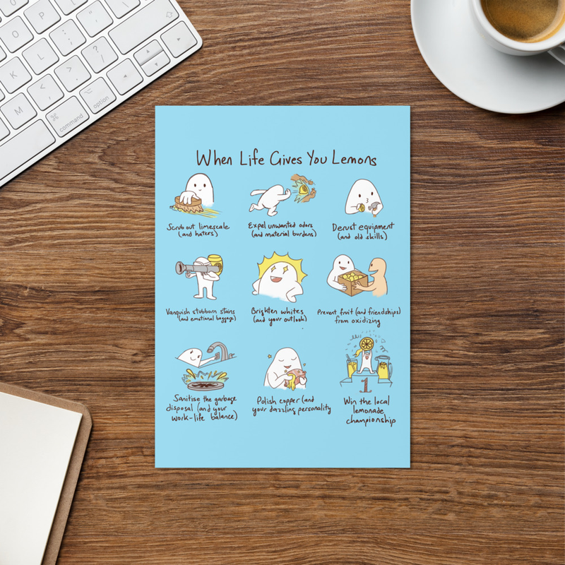 Life Lemons (greeting card)