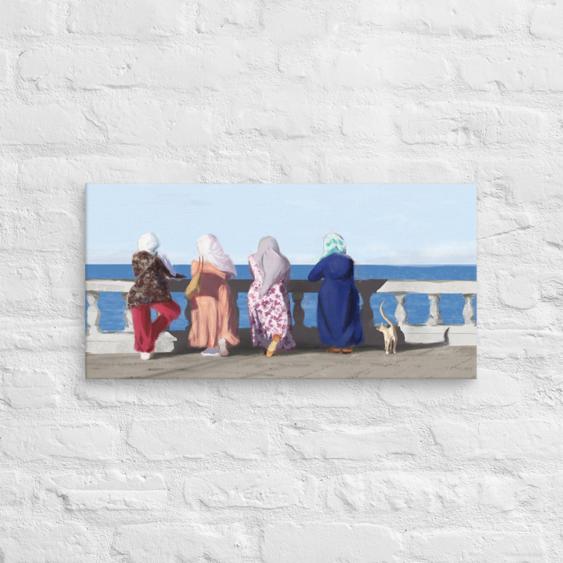 5 Tunisian Ladies (canvas)